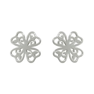 Kolczyki Ażurowe Koniczynki