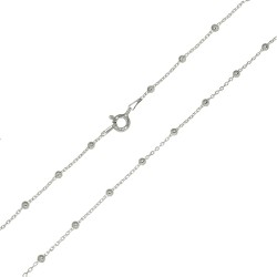 Łańcuszek Ankier z Kuleczkami 2mm