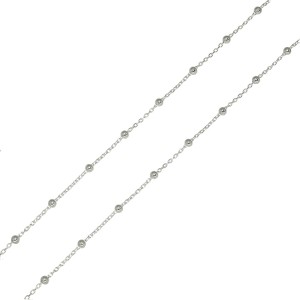 Bransoletka na nogę Ankier z Kuleczkami 2mm