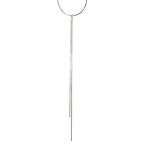 Naszyjnik Srebrne Długie Łańcuszki