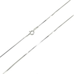 Łańcuszek Srebrna Linka Kwadratowa 020