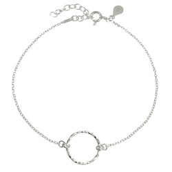 Bransoletka Błyszczące Kółeczko Ring 15mm