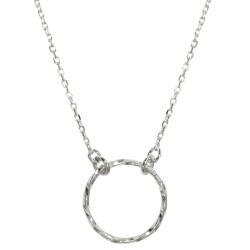 Naszyjnik Błyszczące Kółeczko Ring 15mm 