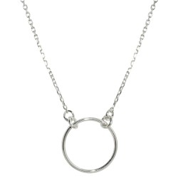 Naszyjnik srebrny Kółeczko Ring