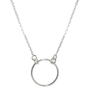 Naszyjnik srebrny Kółeczko Ring