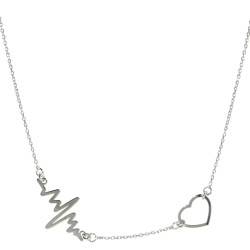 Naszyjnik EKG i Serce