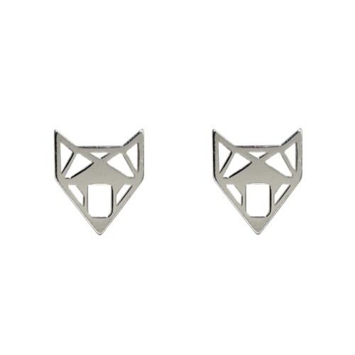 986-KLS-1-jeweline-kolczyki-wkrętki-wilk-lis-origami-srebro-925.JPG
