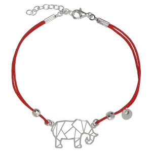 Bransoletka Sznurkowa Słoń Origami