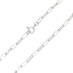 Łańcuszek srebrny Mary Solidny Łańcuch Spinacz