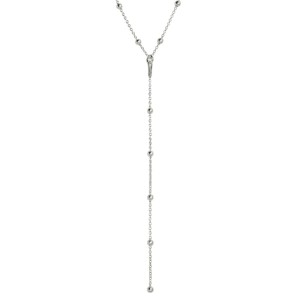 Naszyjnik srebrny Body Chain Ankier z Kuleczkami