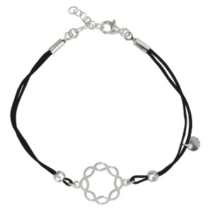 Bransoletka Sznurkowa Plecione Kółko Ring