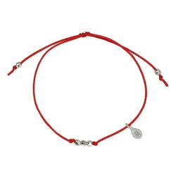 Bransoletka Sznurkowa Trzy Kuleczki