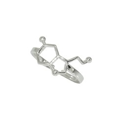 Pierścionek srebrny regulowany Serotonina