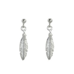 Kolczyki Piórka Wkrętki 