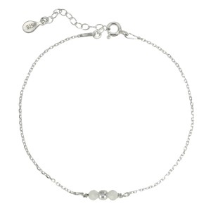 Bransoletka srebrna Natura - Kamień Księżycowy