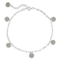 Bransoletka na nogę Blaszki Gypsy