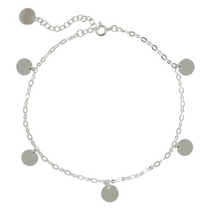 Bransoletka na nogę Blaszki Gypsy