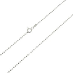 Łańcuszek Srebrny Błyszczące Kuleczki 1,5mm