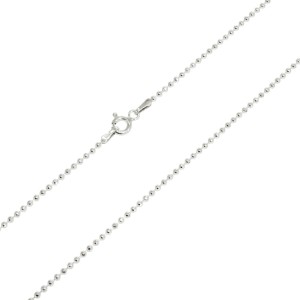 Bransoletka Srebrna DOTSI Błyszczące Kuleczki 1,5mm