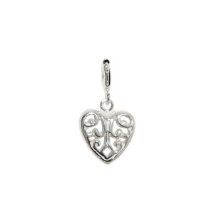 Zawieszka Srebrna do bransoletki Charms Serce