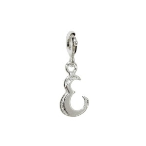Zawieszka Srebrna do bransoletki Charms Litera E