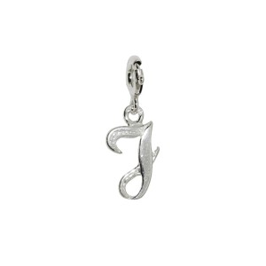 Zawieszka Srebrna do bransoletki Charms Litera J