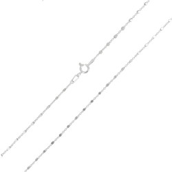 Bransoletka Srebrny ANKIER Z KOSTKĄ