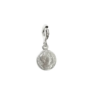 Zawieszka Srebrna do bransoletki Charms Moneta