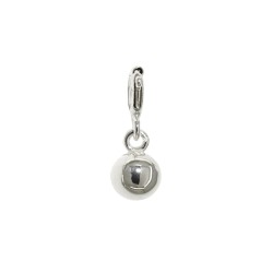 Zawieszka Srebrna do bransoletki Charms Kulka 6mm