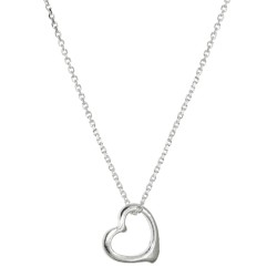 Naszyjnik srebrny Romantyczne Serduszko