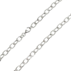 Łańcuszek srebrny Ankier Gruby Lekki 4,3mm