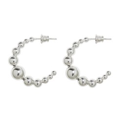 Kolczyki srebrne Koła Kule