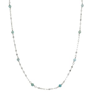 Naszyjnik srebrny Holidays Larimar