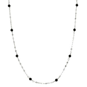 Naszyjnik srebrny Holidays Onyks