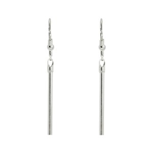 Kolczyki srebrne Proste Rurki 