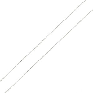 Bransoletka Srebrna na Kostkę Diamentowane Kuleczki 1mm