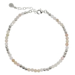 Bransoletka Siła Kamienia - Opal Różowy