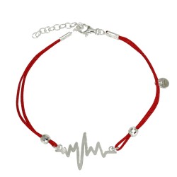 Bransoletka Sznurkowa Puls EKG