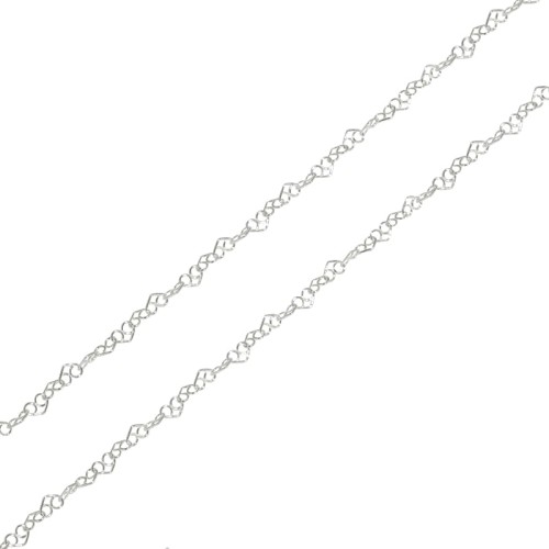 SERCE LV 030-jeweline-srebro-925-łańcuszek-srebry-serduszka-silver-heart-1.JPG