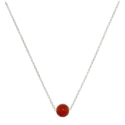 Naszyjnik Srebrny Cute Agat Karneol