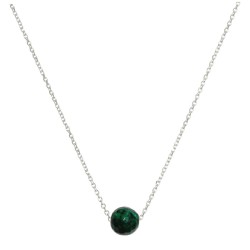 Naszyjnik Srebrny Cute Tygrysie Oko