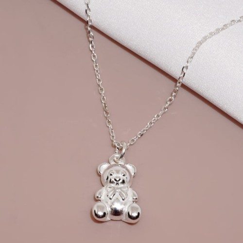 1413KO-jeweline srebro-925 naszyjniej srerbny miś 1.JPG