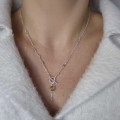 J083 jeweline- srebro 925 naszyjnik srebrny Gambi cytryn 4.jpg