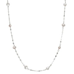 Naszyjnik srebrny Holidays Perły Naturalne
