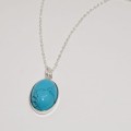 1435KO-TURKUS jeweline srebro 925 naszyjnik z owalnym kamienim turkusem 1.JPG