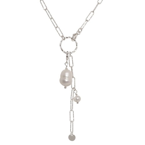 1436KO PERŁA jeweline srebro 925 naszyjnik srebrny vera z perłą naturalną 1.JPG