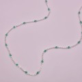 J129 jeweline srebro 925 naszyjnik srerbny zielona emalia 2.jpg