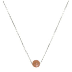 Naszyjnik Srebrny Cute Kamień Słoneczny