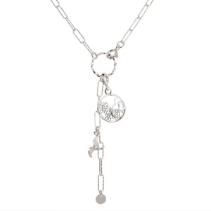 Naszyjnik srebrny Vera Ażur