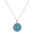 1400KO-AGAT NIEBIESKI-jeweline srebro-925 naszyjniek srebrny z agatem kamień naturalny 1.JPG